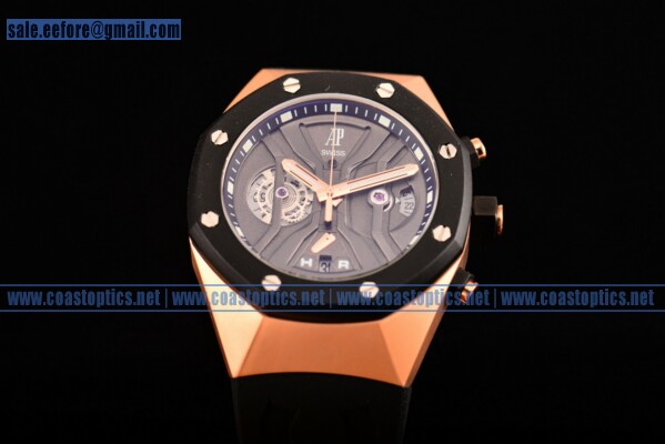 Audemars Piguet Royal Oak Offshore Replica Chrono Watch Rose Gold 59493ST.OO.A104CR.02